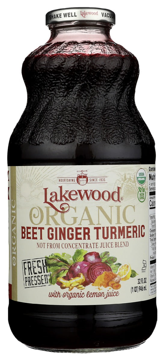 Organic Beet Ginger Turmeric Juice, 32 fo