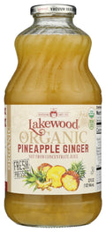 Lakewood Organic Pineapple Ginger Juice, 32 fl oz