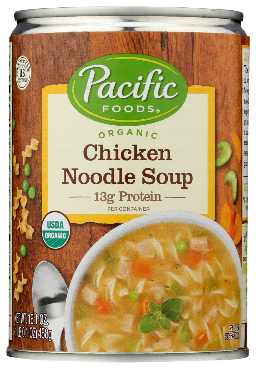 Pacific Foods Organic Chicken Noodle Soup, 16 oz