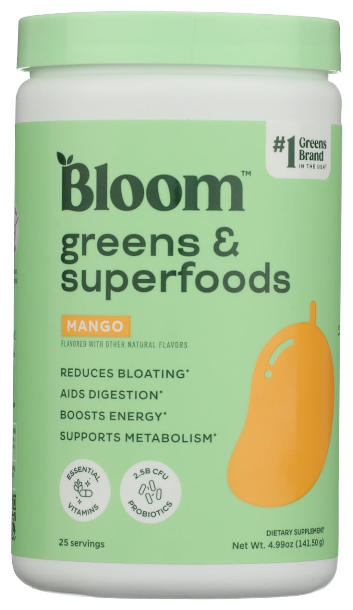 Bloom Greens & Superfoods Mango Powder, 4.99 oz