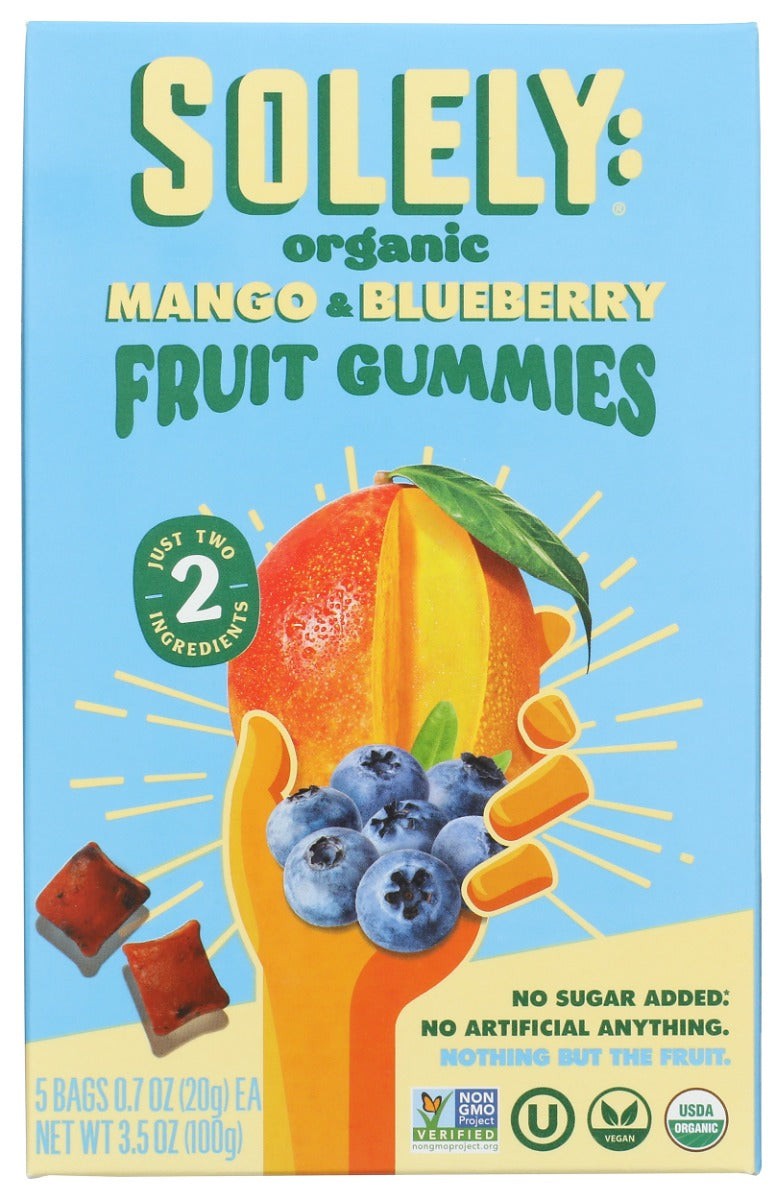 Organic Mango Blueberry Whole Fruit Gummies, 3.5 oz