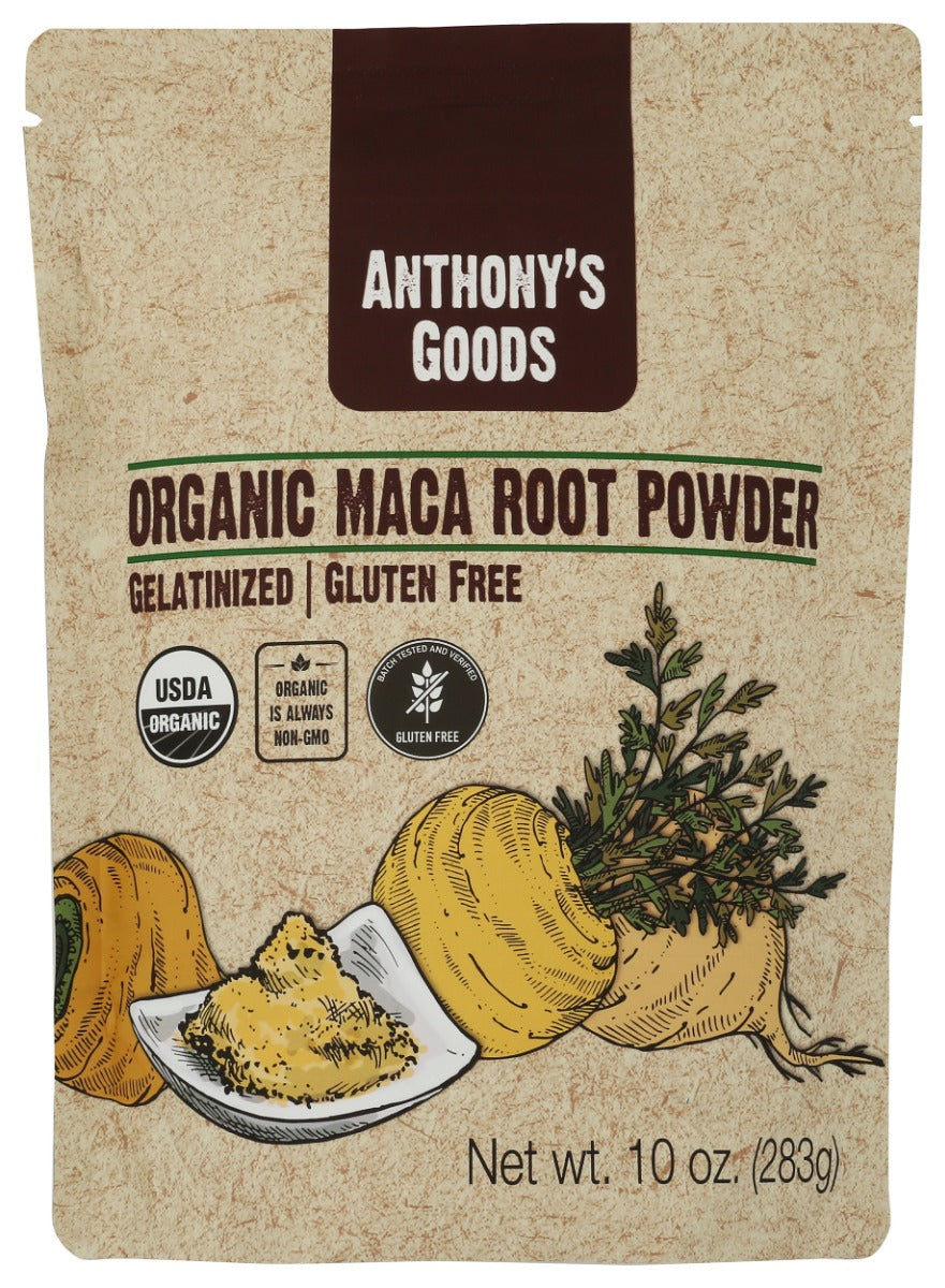 Anthony's Goods Organic Maca Root Powder, 10 oz