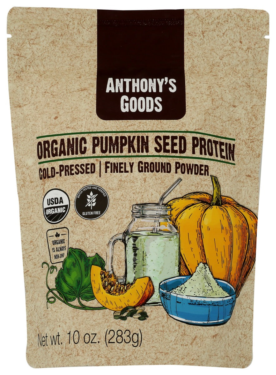 Anthony's Goods Organic Pumpkin Seed Protein Powder, 10 oz
