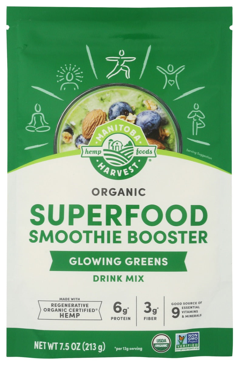Superfood Smoothie Booster Glowing Greens, 7.5 oz