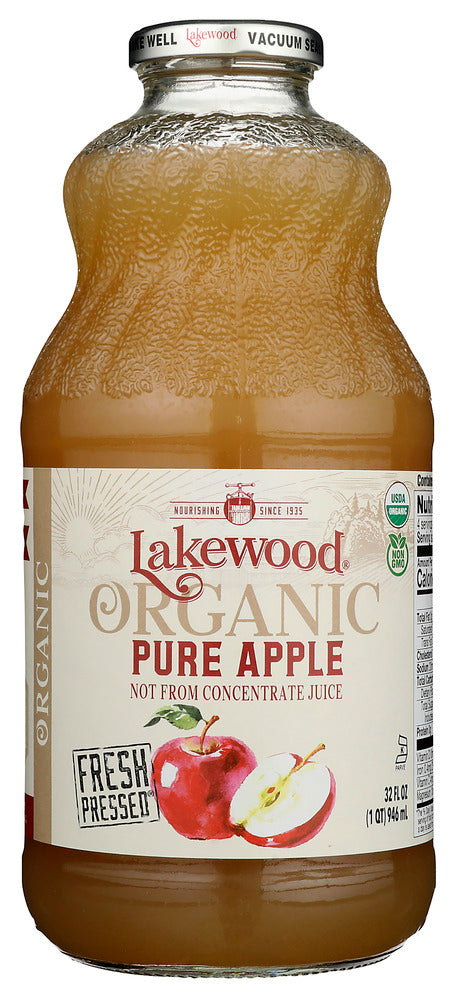 Pure Unfiltered Apple Juice, 32 oz