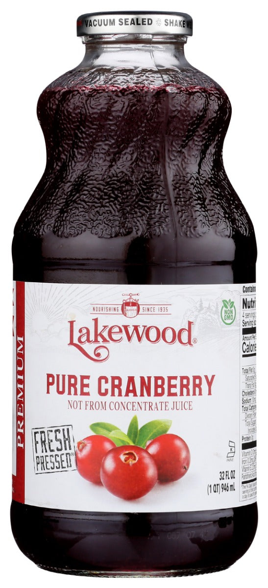 Premium Pure Cranberry Juice, 32 fo