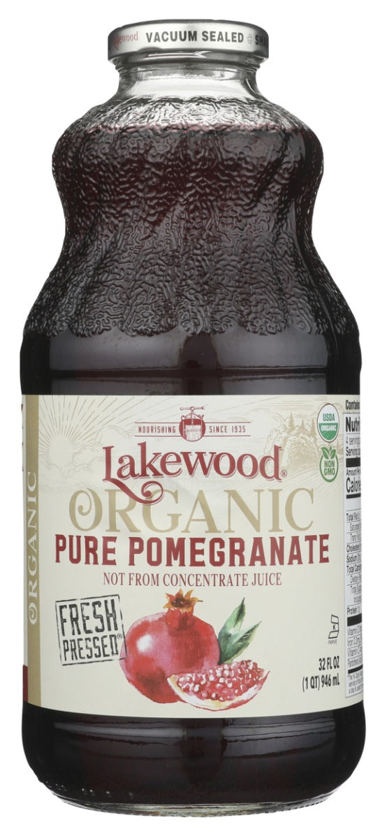 Organic Pure Pomegranate Juice, 32 fo