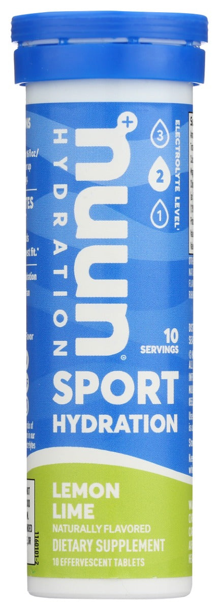 Nuun Sport Lemon Lime Electrolytes, 10 tablets