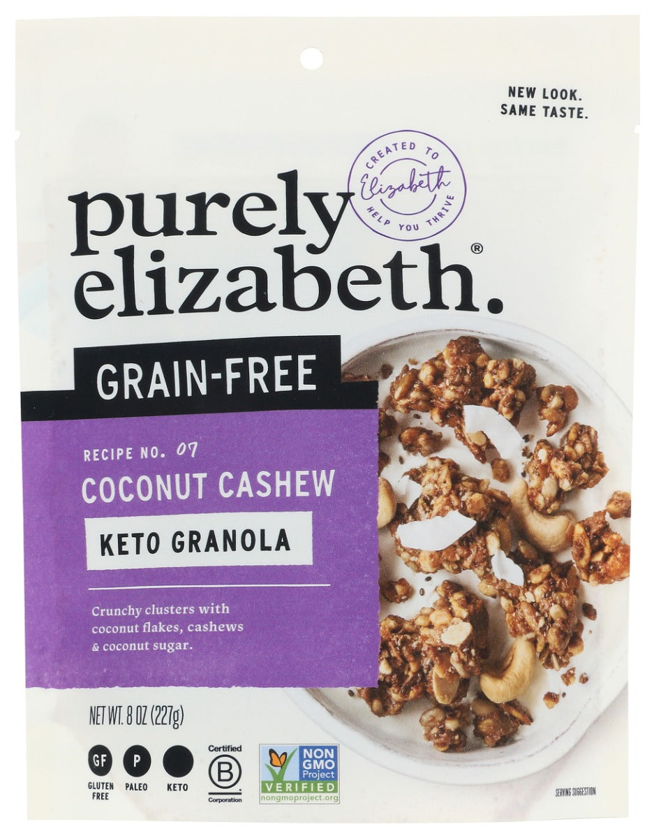 Purely Elizabeth Grain-Free Coconut Cashew Granola, 8 oz