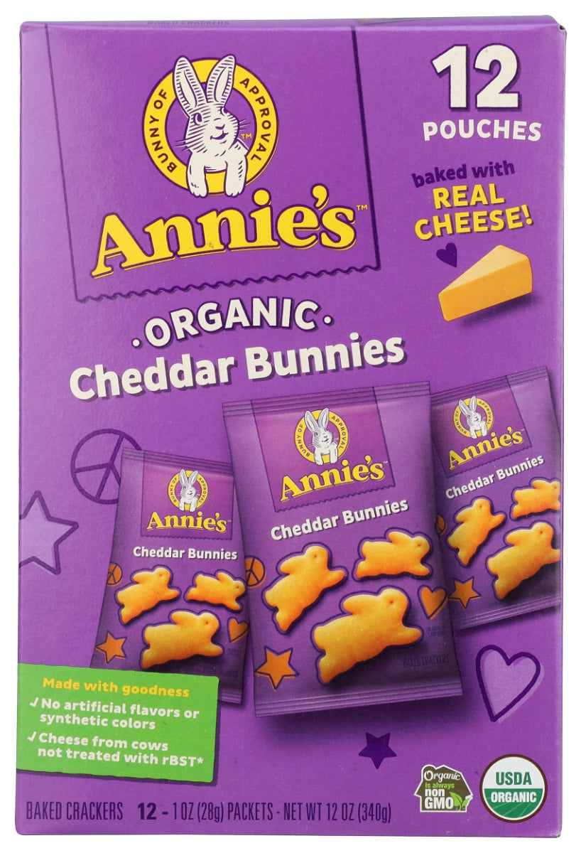 Annie's Organic Cheddar Bunnies, 12 oz