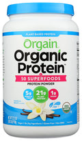 Orgain Organic Protein & Superfoods Vanilla Bean Powder, 2.02 lb