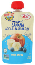 Earth's Best Organic Banana Apple Blueberry Baby Food, 3.5 oz