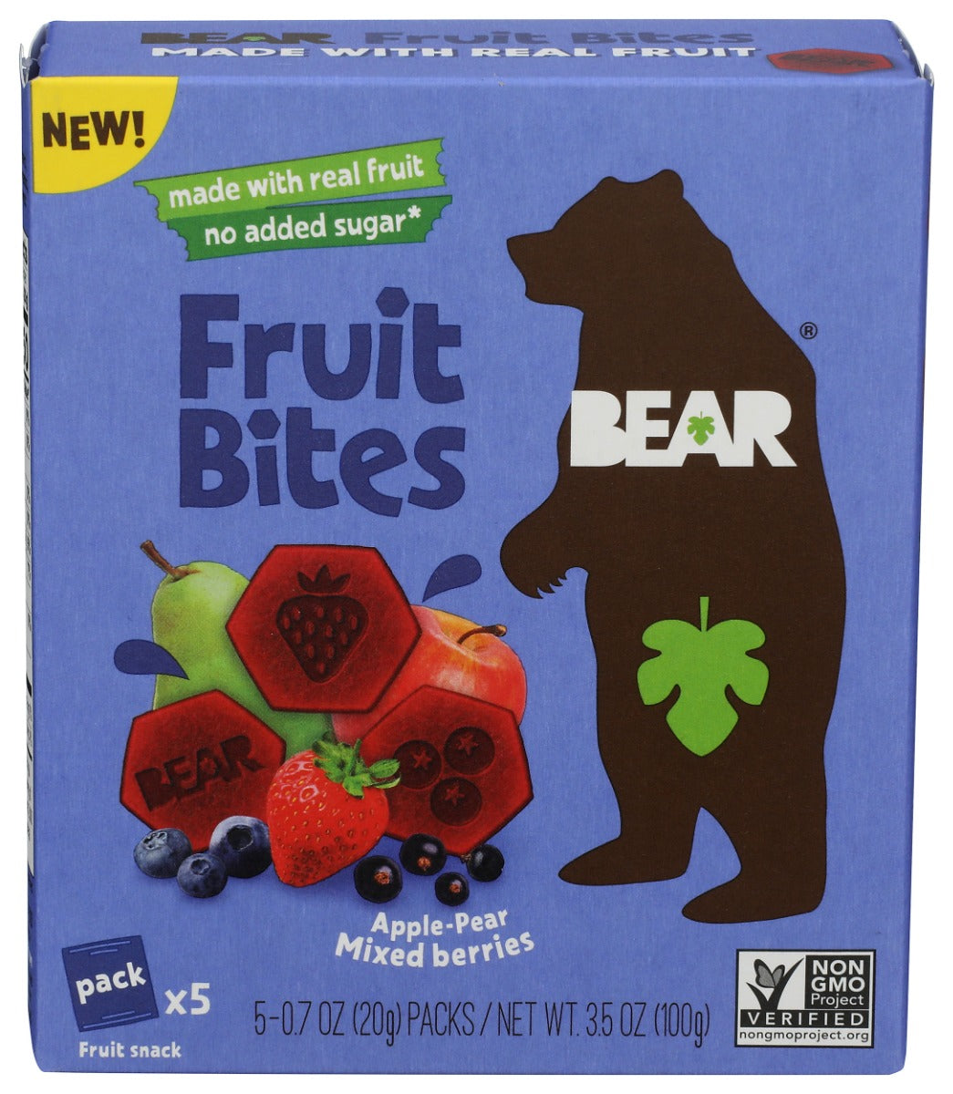 Apple Pear Mixed Berries Fruit Bites, 3.5 oz