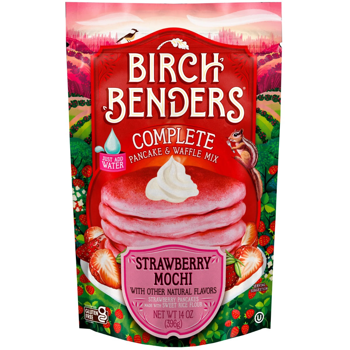 Strawberry Mochi Complete Pancake & Waffle Mix, 14 oz