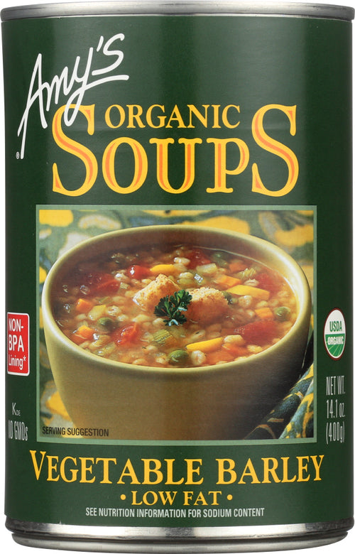 Amy's Organic Vegetable Barley Soup, 14.1 oz