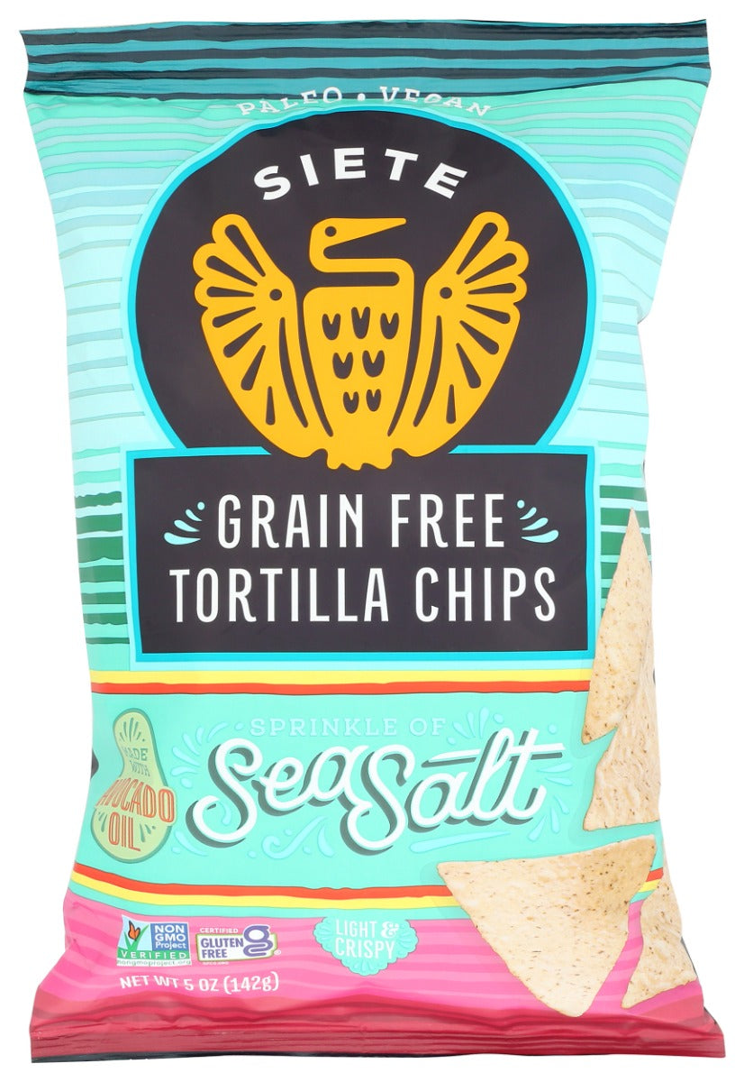 Siete Sea Salt Grain-Free Tortilla Chips, 5 oz