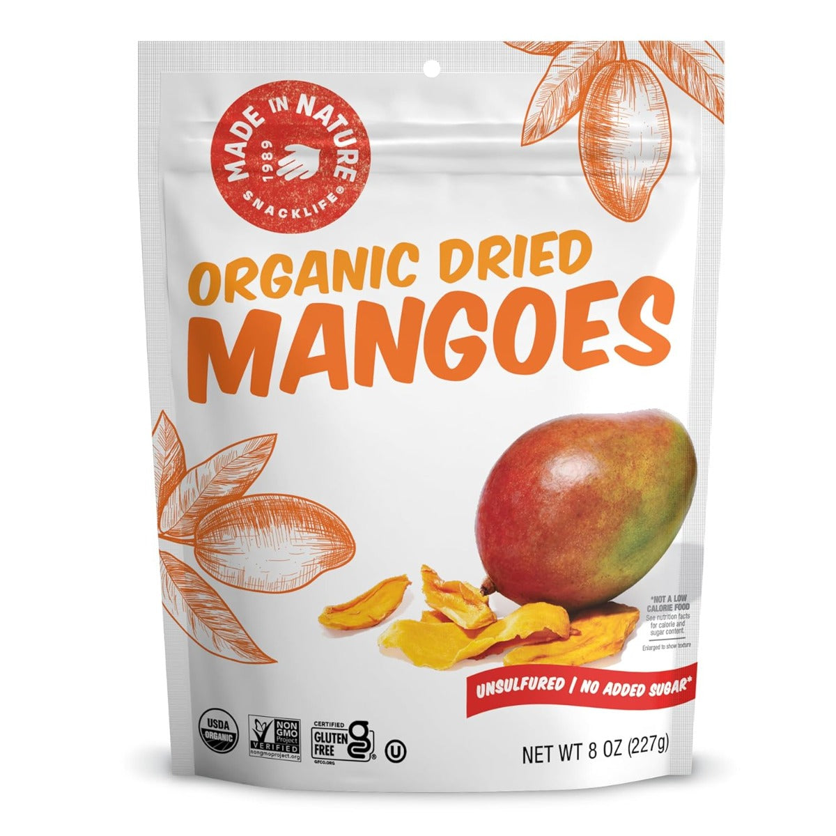 Made in Nature Organic Dried Mangoes, 8 oz
