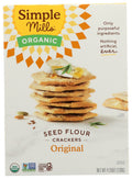 Simple Mills Organic Original Seed Crackers, 4.25 oz