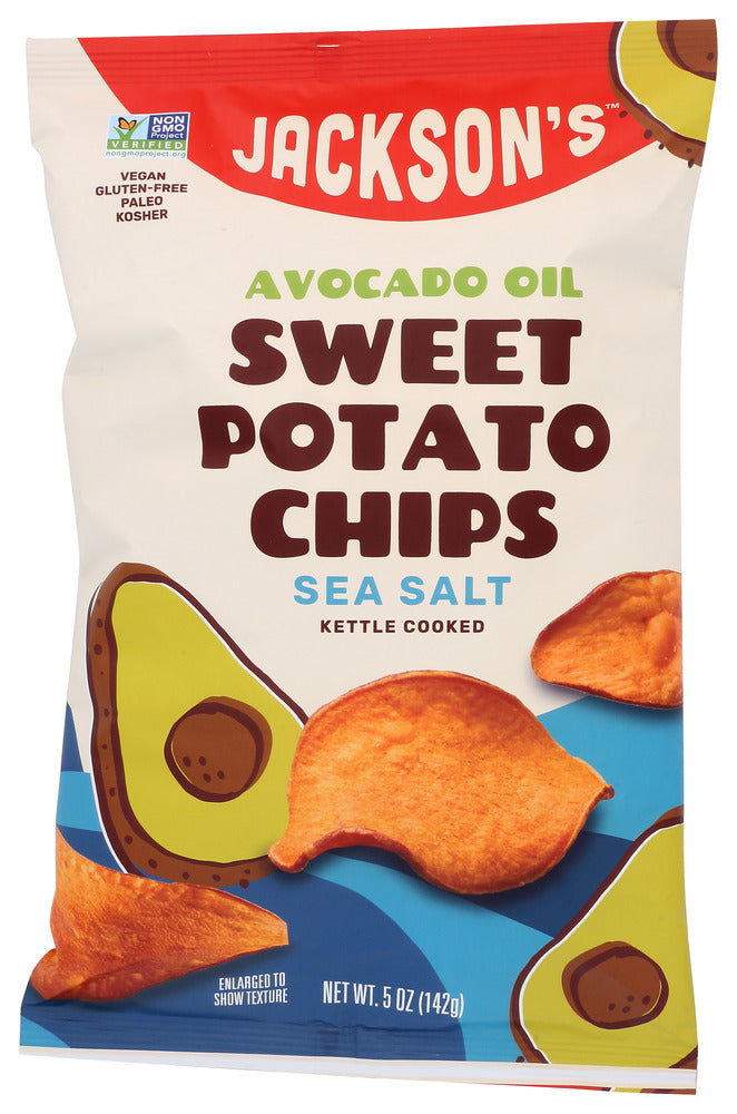 Sea Salt Sweet Potato Chips with Avocado Oil, 5 oz