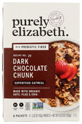 Purely Elizabeth Dark Chocolate Superfood Oatmeal Multipack, 9.12 oz