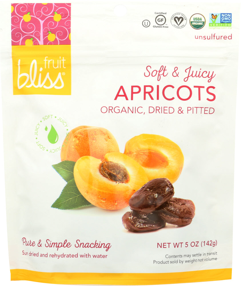 Fruit Bliss Organic Turkish Apricots, 5 oz