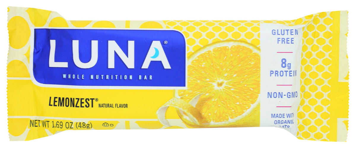 LUNA LemonZest Nutrition Bar, 1.7 oz