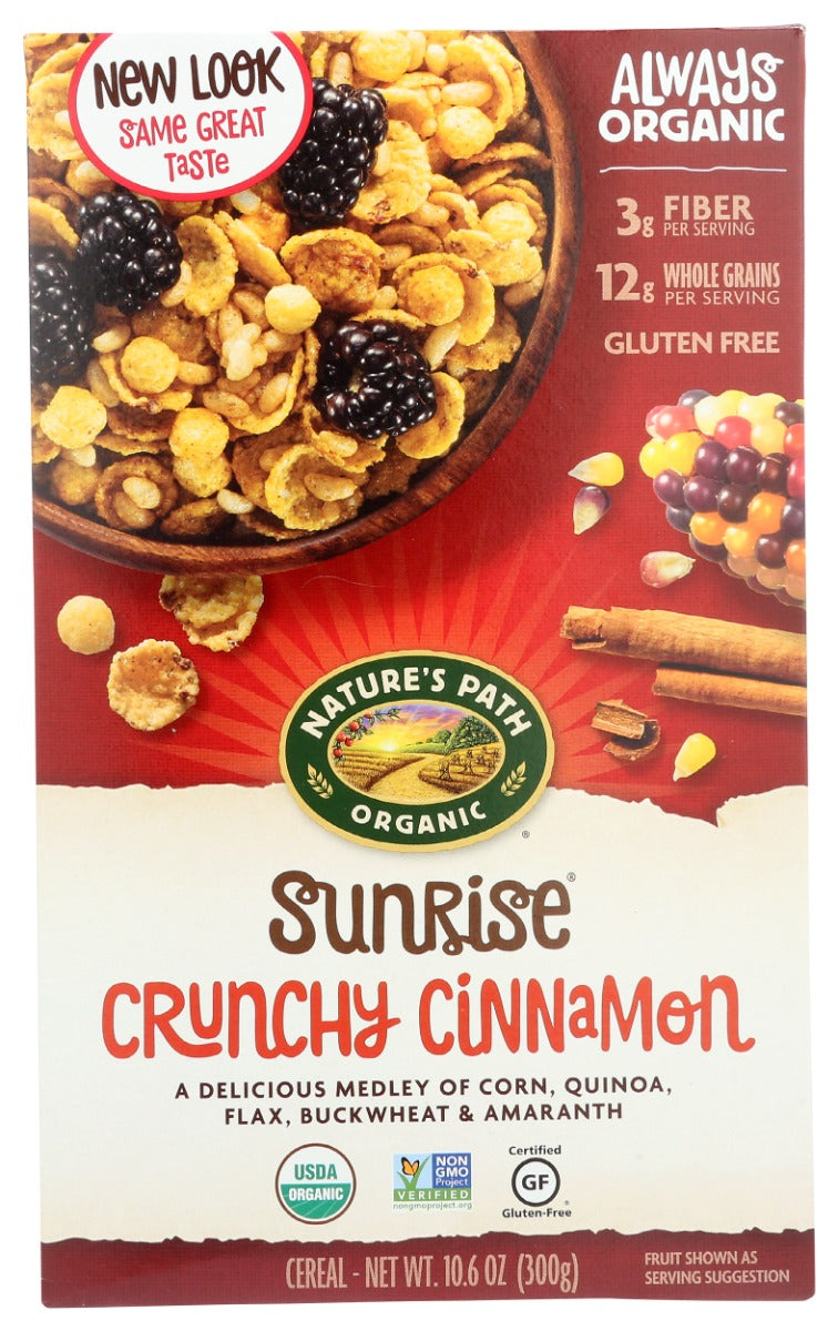 Nature's Path Organic Sunrise Crunchy Cinnamon Cereal, 10.6 oz