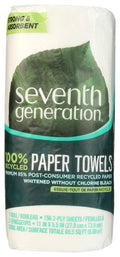 Seventh Generation Recycled White Paper Towels, 1 roll