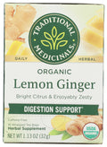 Traditional Medicinals Organic Lemon Ginger Tea, 16 bags